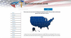 Desktop Screenshot of policelocator.com