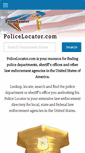 Mobile Screenshot of policelocator.com